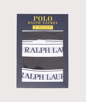 Three Pack of Boxer Briefs Black/White, Polo Ralph Lauren