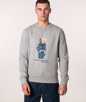 Ralph lauren sweatshirt hot sale with bear