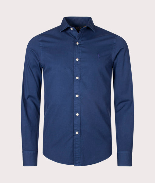 Slim Fit Twill Shirt Newport Navy Polo Ralph Lauren EQVVS