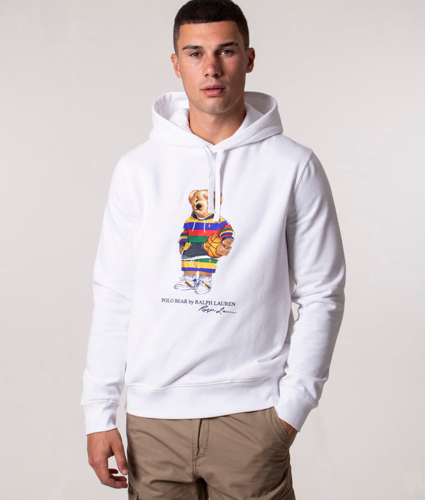 Polo bear hotsell hoodie white