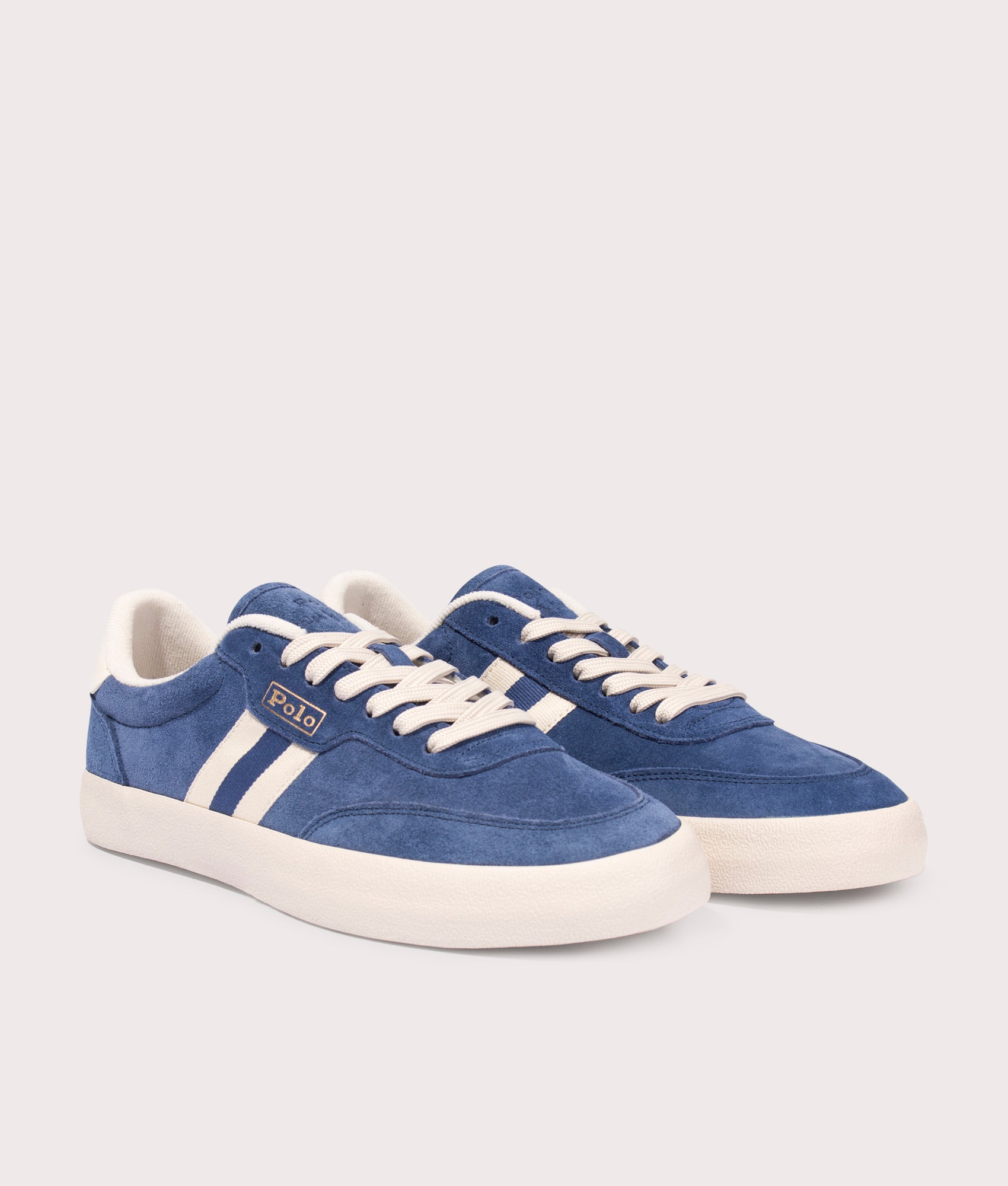 Ralph lauren hot sale suede trainers