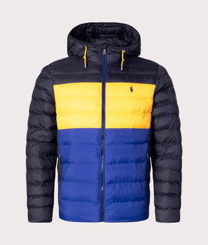 Black and discount yellow polo jacket