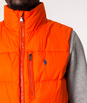 El Cap Down Fill Gilet Sailing Orange Polo Ralph Lauren EQVVS