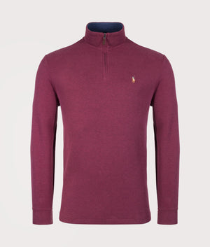 Quarter-Zip-Estate-Rib-Knit-Sping-Wine-Heather-Polo-Ralph-Lauren-EQVVS