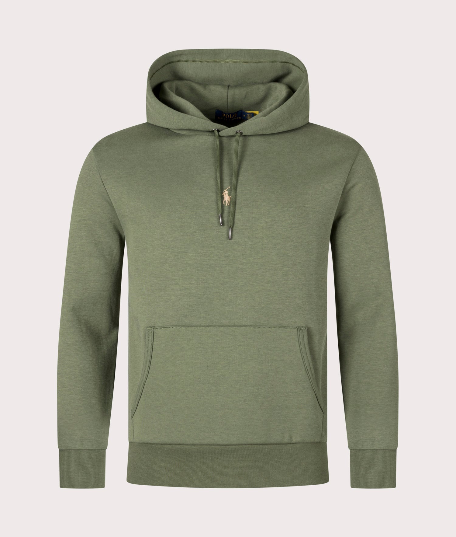 Olive green polo hoodie sale