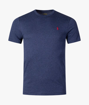 Custom Slim Fit T-Shirt | 282 Spring Navy Heather | Polo Ralph Lauren | EQVVS