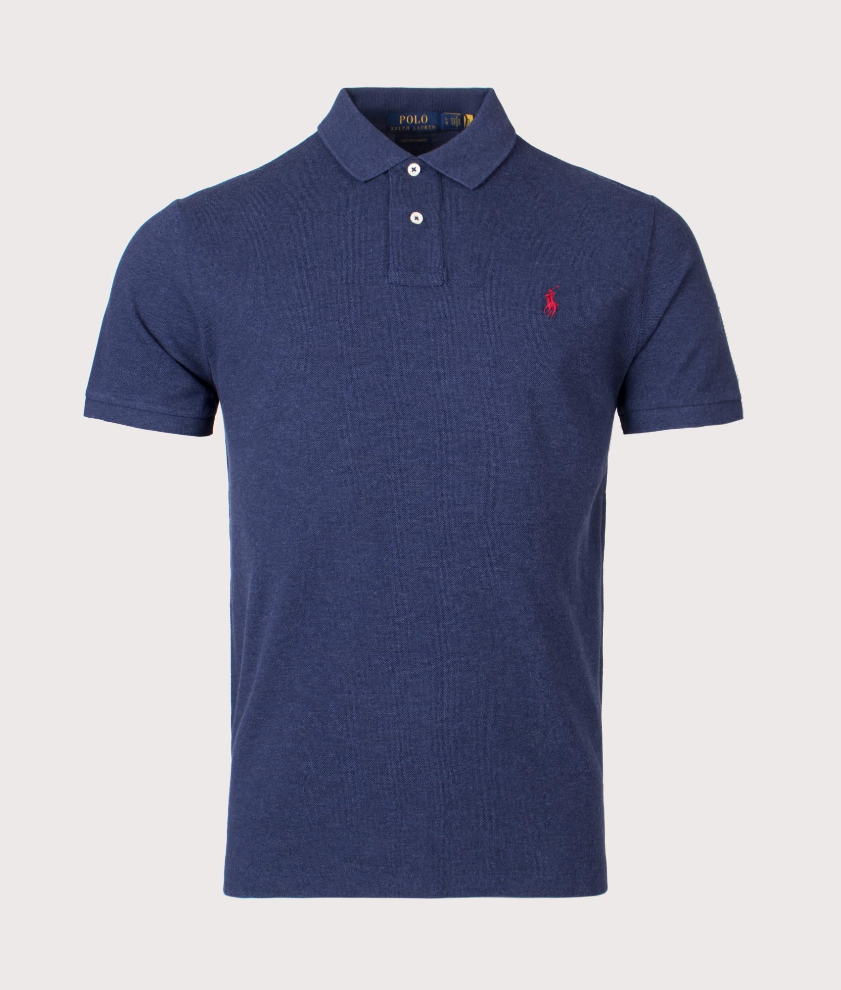 Mesh Polo Shirt Spring Navy Heather | Polo Ralph Lauren | EQVVS