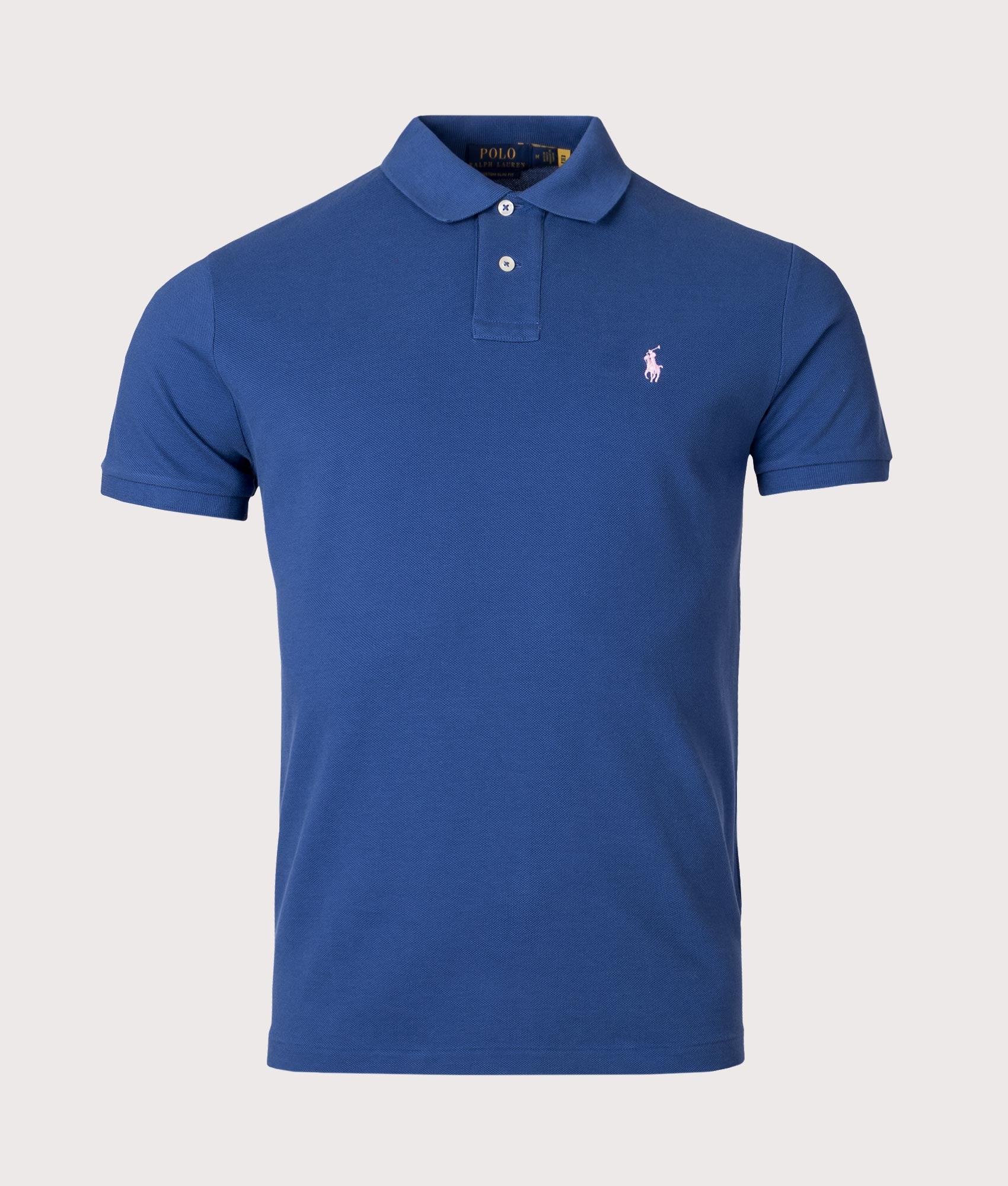 Custom Slim Fit Mesh Polo Shirt Old Royal | Polo Ralph Lauren | EQVVS