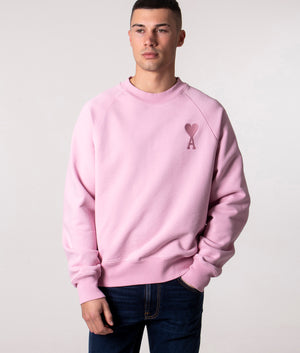 Ami-De-Coeur-Sweatshirt-Pink-AMI-EQVVS