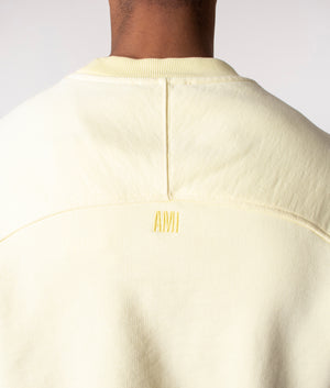 Ami-De-Coeur-Sweatshirt-Yellow-AMI-EQVVS