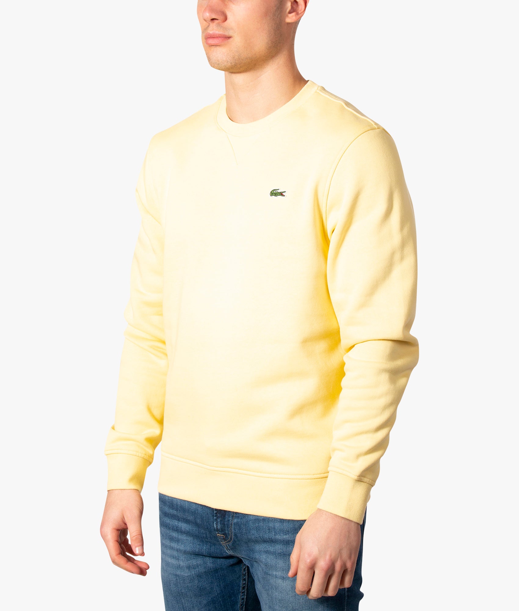 Yellow on sale lacoste jumper