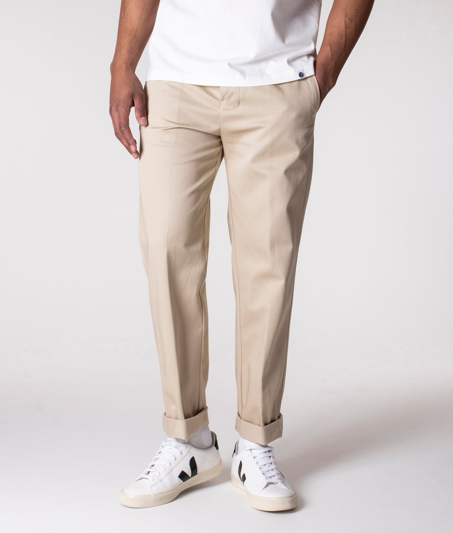 Straight Fit Chino Pants Beige | AMI | EQVVS