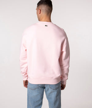 Relaxed-Fit-Large-Crocodile-Badge-Sweatshirt-Flamingo-Lacoste-EQVVS