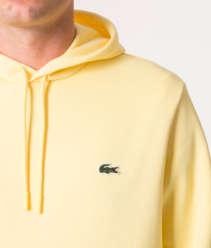 Relaxed-Fit-Brushed-Fleece-Hoodie-Yellow-Lacoste-EQVVS