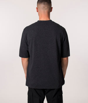 AMI France Patch T-Shirt in Dark Grey, EQVVS. Model, reverse. 