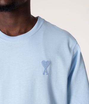 Tonal-Ami-De-Coeur-Logo-T-Shirt-Sky-Blue/Sky-Blue-AMI-EQVVS