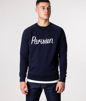 Parisien-Sweatshirt-Navy-Maison-Kitsuné-EQVVS