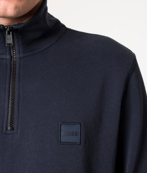 Quarter-Zip-Zetrust-Sweatshirt-Dark-Blue-BOSS-EQVVS