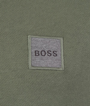 Casual-Westart-Crew-Neck-Sweat-Khaki-BOSS-EQVVS