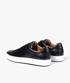 Burnished-Leather-Mirage-Tenn-Low-Profile-Trainers-Black-BOSS-EQVVS