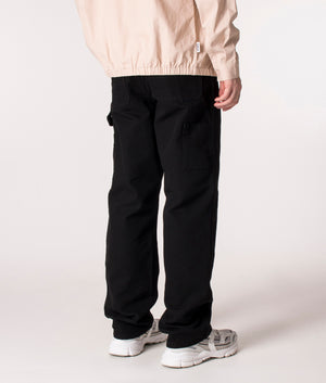 Double Knee Pants in Black from Carhartt WIP at EQVVS side angle 2