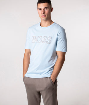 Tee 1 T-Shirt | 453 Light/Pastel Blue | BOSS | EQVVS