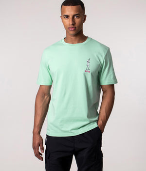 Relaxed-Fit-Cartoon-T-Shirt-Green-BOSS-EQVVS