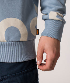 Logo-Print-Wecool-Hoodie-Light/Pastel-Blue-BOSS-EQVVS