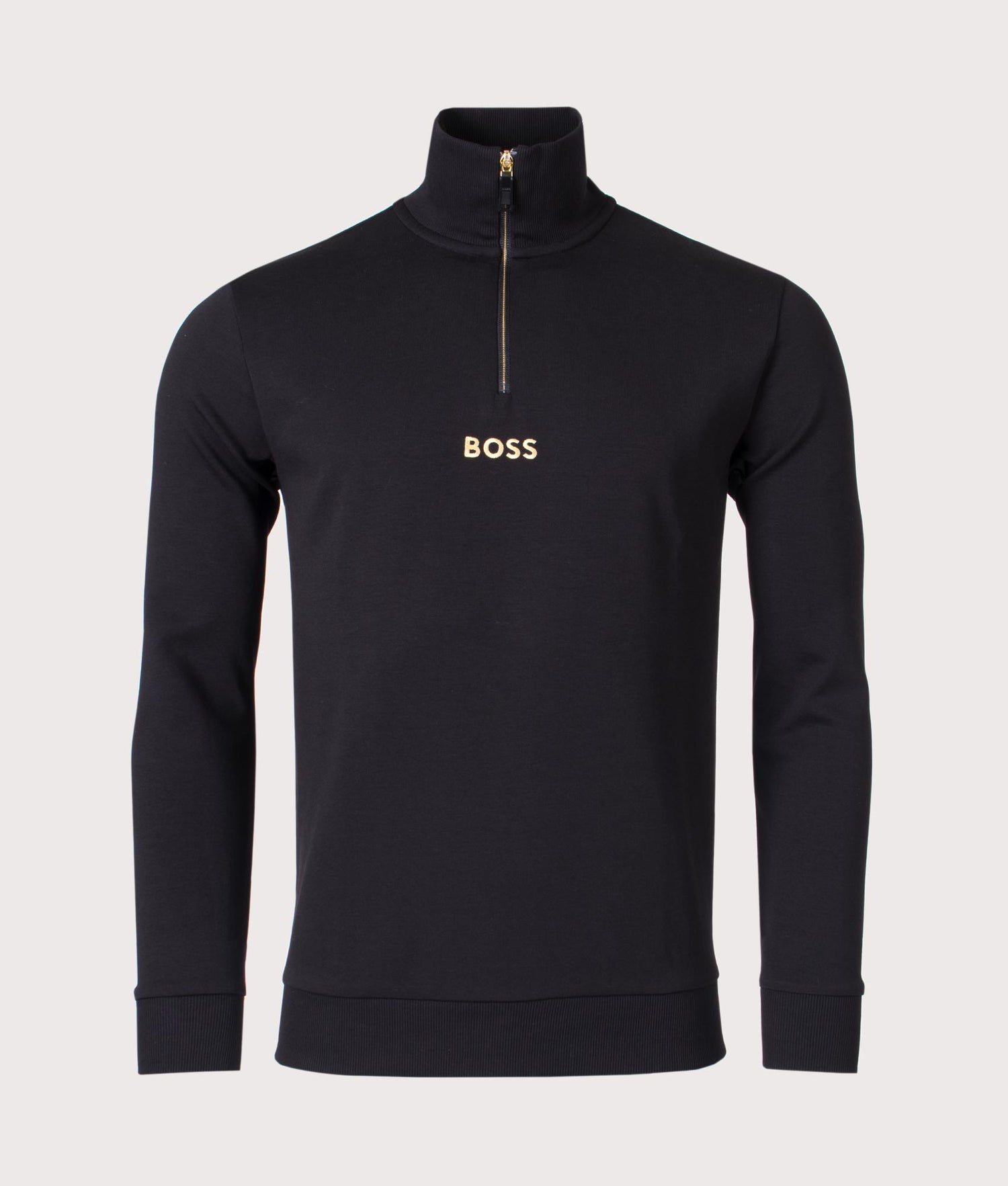 Hugo boss sweatshirt store black and gold