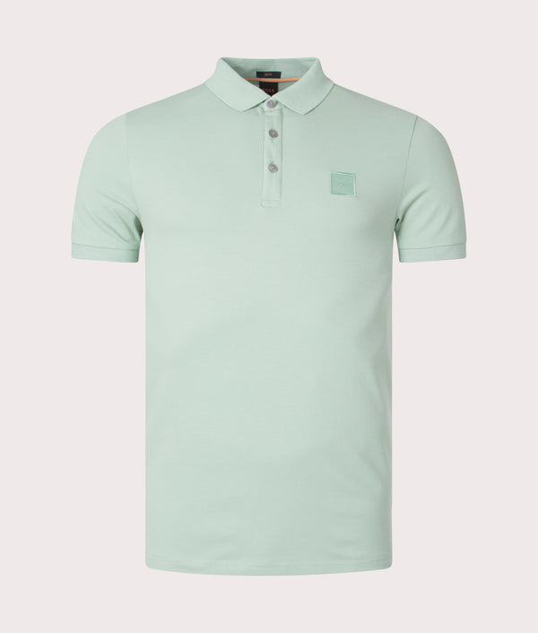 BOSS Slim Green Passenger Light/Pastel Polo Fit Shirt | EQVVS