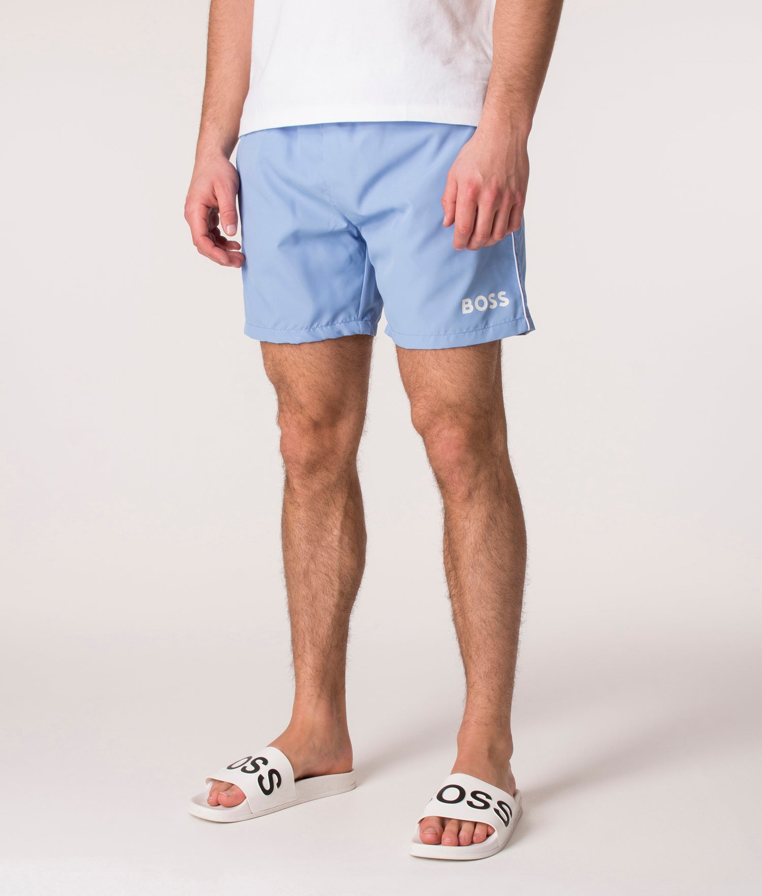 blue boss shorts