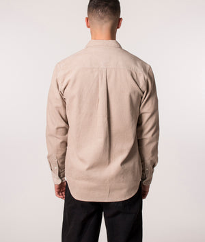 Madison Cord Shirt in Wall/Black by Carhartt WIP at EQVVS, front back shot