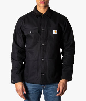 Carhartt WIP Michigan Coat  Black (rigid) – Page Michigan Chore