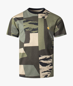 Chase-T-Shirt-Camo-Mend/Gold-Carhartt-WIP-EQVVS