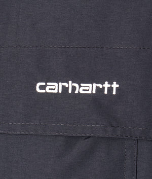 Lightweight-Windbreaker-Jacket-Black/White-Carhartt-WIP-EQVVS