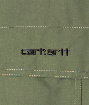 Lightweight-Windbreaker-Jacket-Dollar-Green/Black-Carhartt-WIP-EQVVS