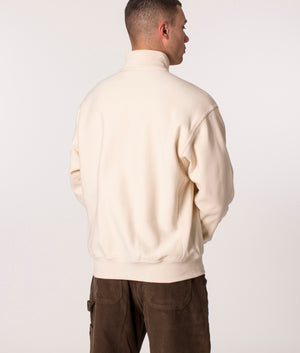 Relaxed-Fit-Quarter-Zip-American-Script-Sweatshirt-Calico-Carhartt-WIP-EQVVS