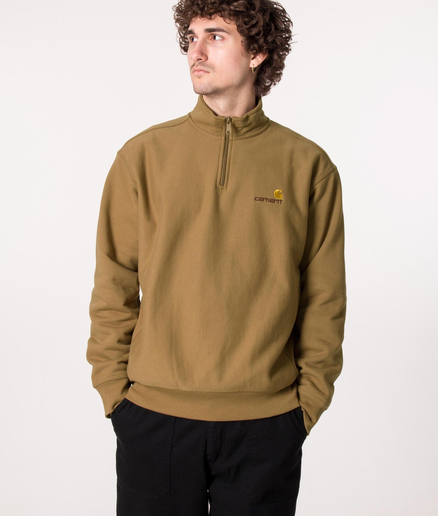 Carhartt wip clearance half zip