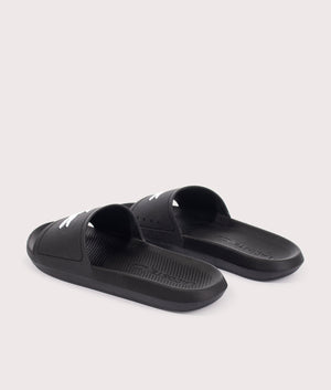 Lacoste on sale rubber slides