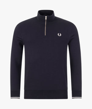 Half-Zip-Sweatshirt-Navy-Fred-Perry-EQVVS