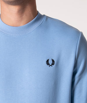 Crew-Neck-Sweatshirt-Sky-Fred-Perry-EQVVS