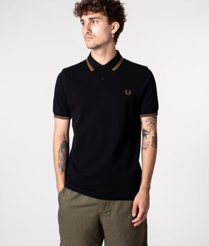 Twin-Tipped-Fred-Perry-Polo-Black/Shadedston-Fred-Perry-EQVVS