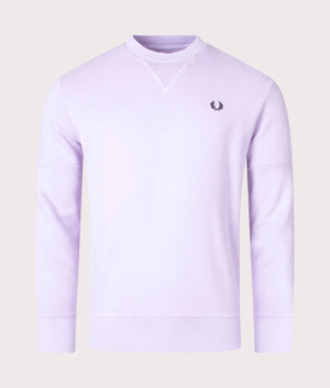 Fred perry lilac clearance sweatshirt