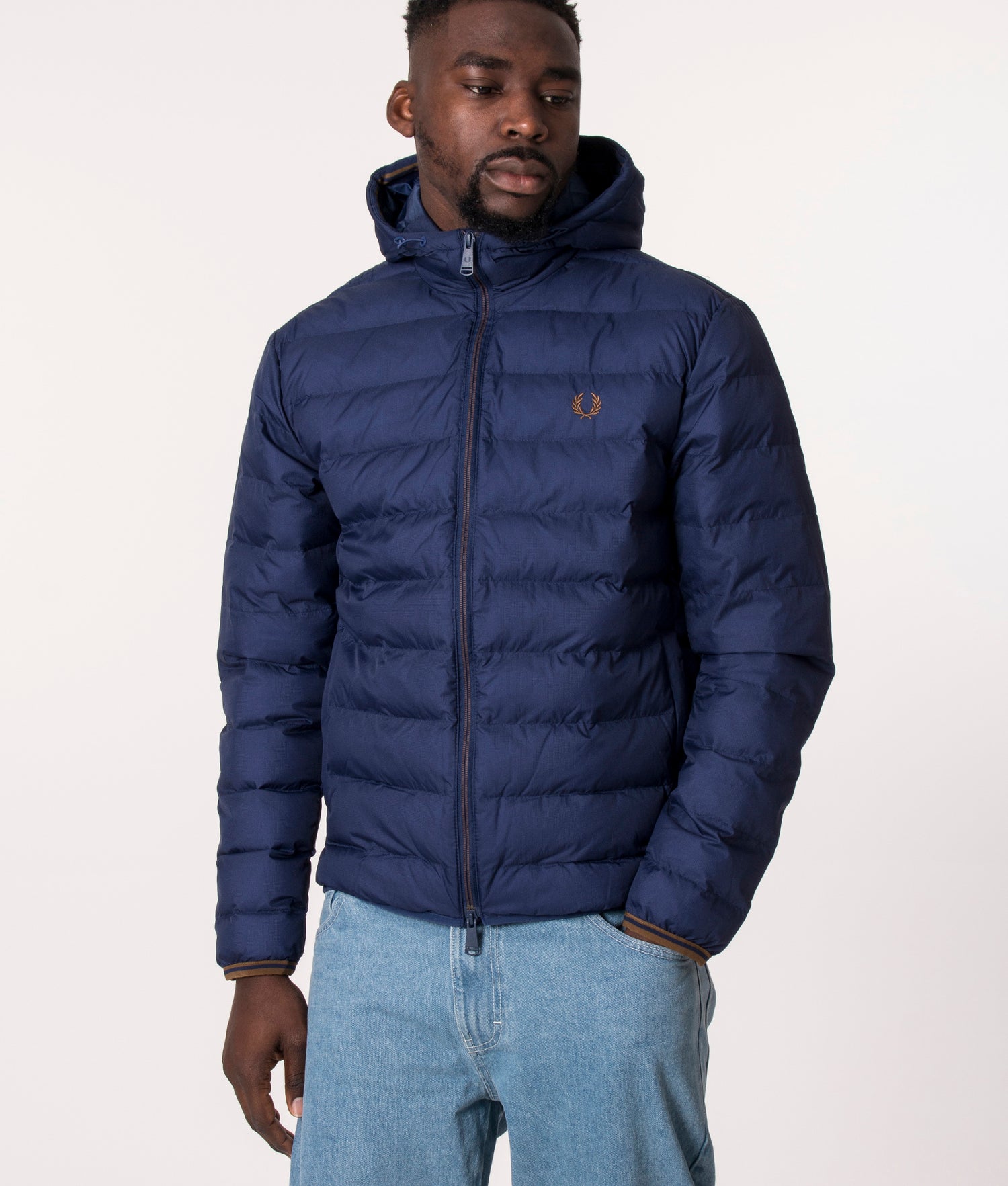 Fred perry insulated hooded store brentham jacket