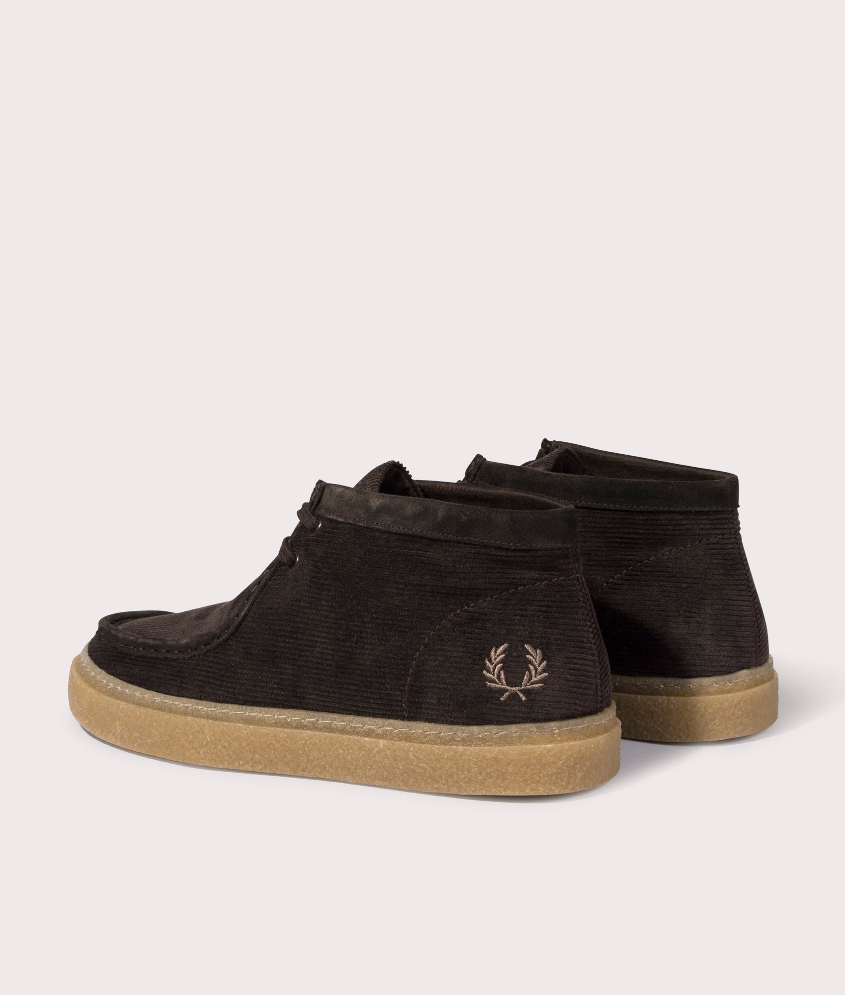 Corduroy Dawson Mid Boot Dark Chocolate | Fred Perry | EQVVS