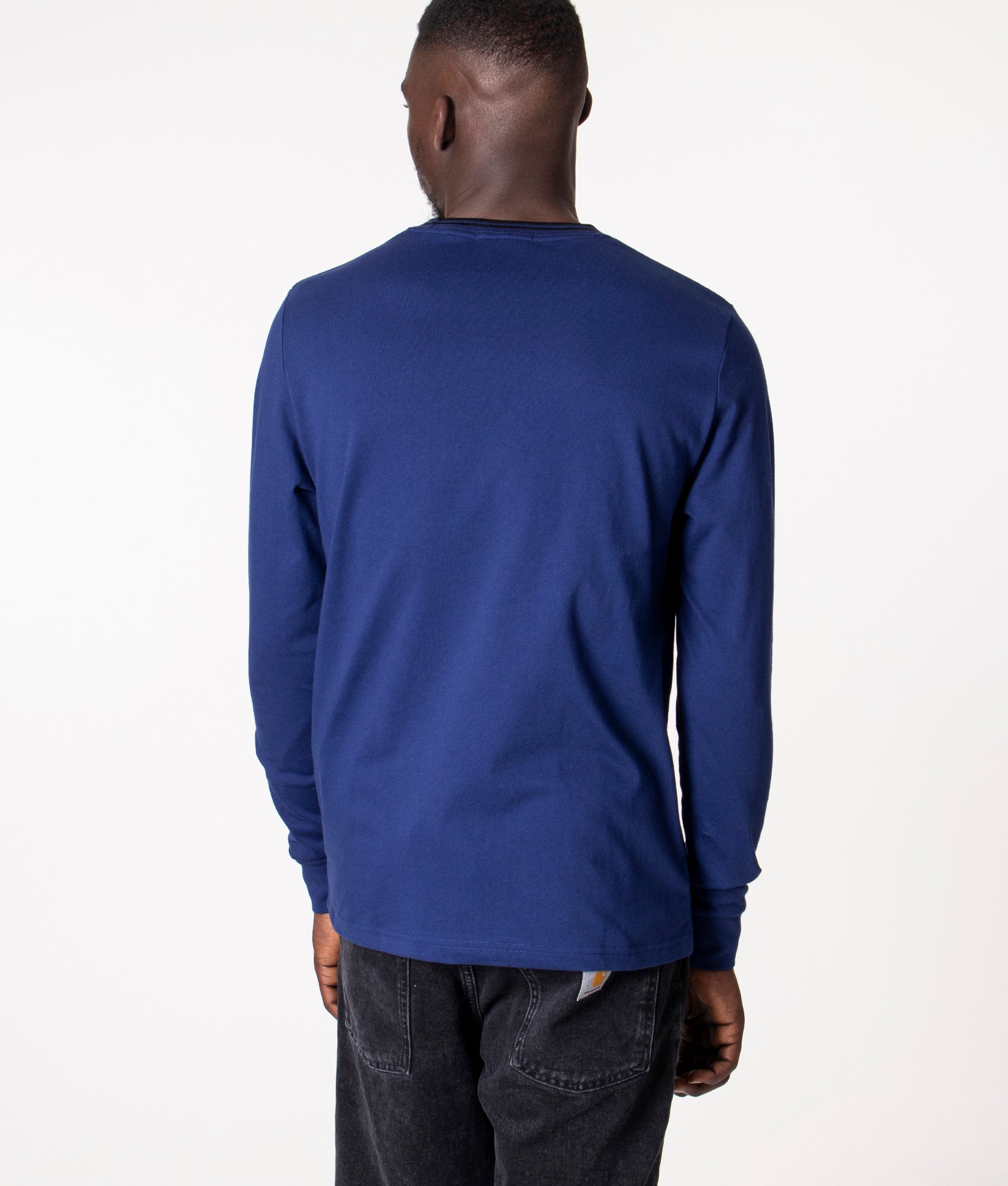 Twin Tipped T-Shirt French in Navy | Fred Perry | EQVVS