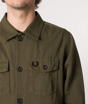 Oversized-Twill-Overshirt-Uniform-Green-Fred-Perry-EQVVS