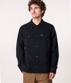 Oversized-Twill-Overshirt-Navy-Fred-Perry-EQVVS