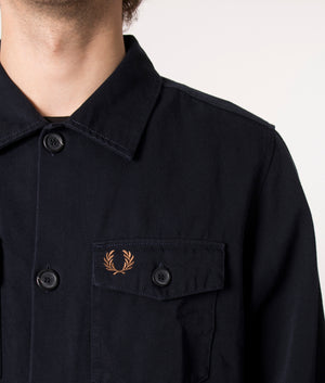 Oversized-Twill-Overshirt-Navy-Fred-Perry-EQVVS