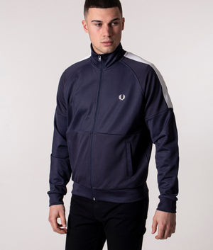 Panelled Track Top Dark Graphite Fred Perry EQVVS